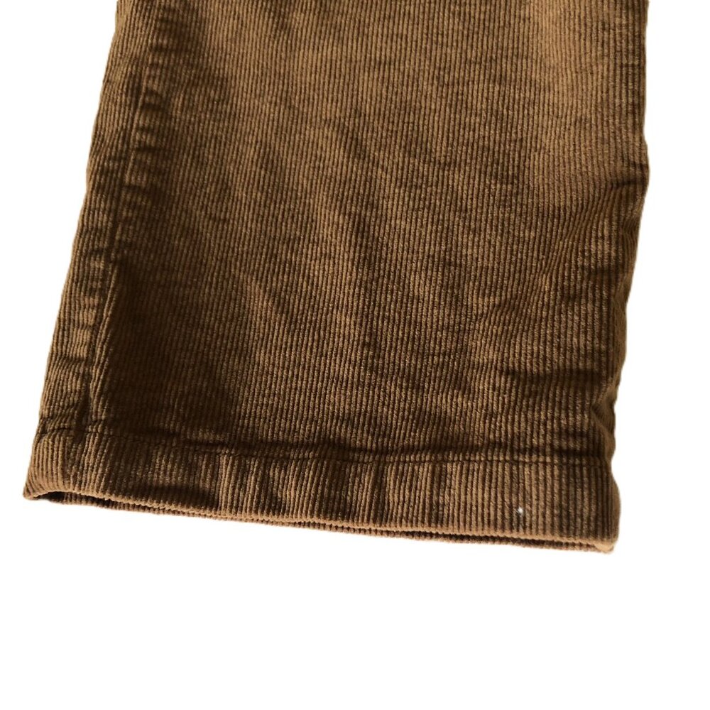Tgla Corduroy Wide Leg Pants Belted Size XS W26 Paper bag Brown 4 Pockets - Picture 7 of 16